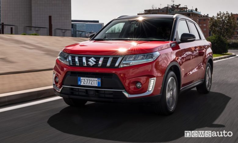 Listino prezzi Suzuki con gli incentivi