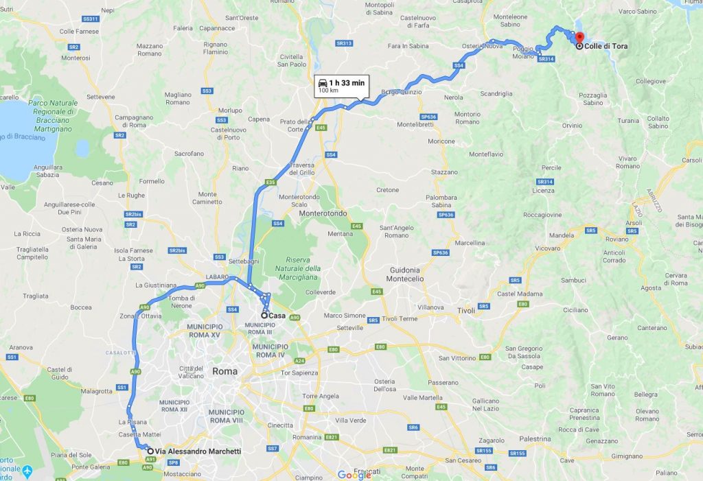 Percorso di prova Mazda MX-30, 200 km test WLTP