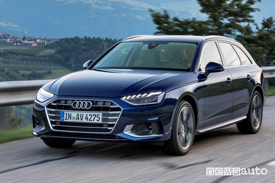 Vista anteriore Audi A4 Avant