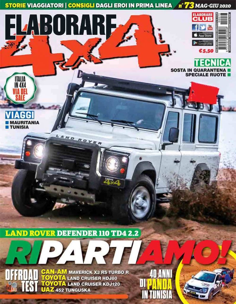 Il vecchio Land Rover Defender, l'icona del fuoristrada di grandissimo successo, magazine ELABORARE 4x4