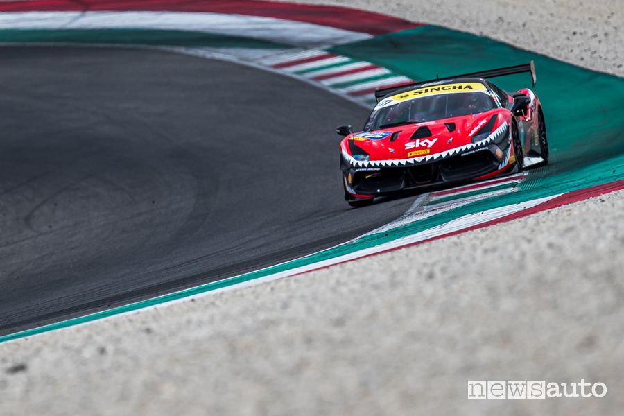 Fons Scheltema - Kessel Racing Vincitore Gara 2 Coppa Shell Ferrari Challenge al Mugello