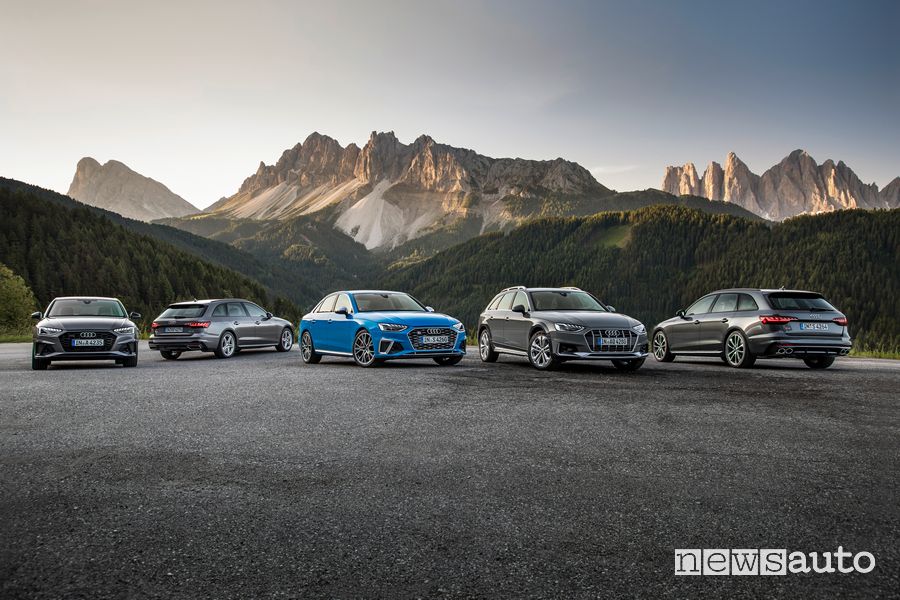 Audi A4 Sedan, Audi A4 Avant, Audi S4 Sedan TDI, Audi A4 allroad