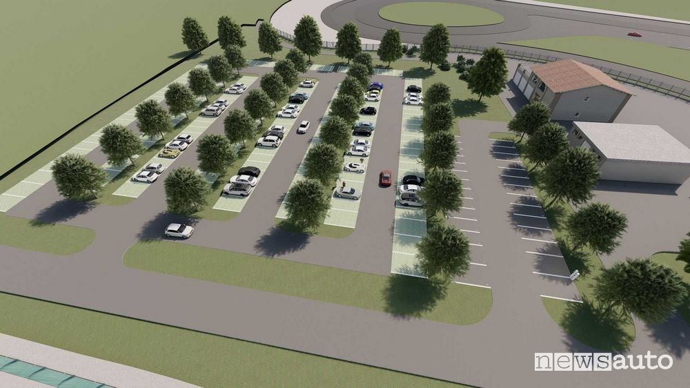 nuovo autodromo di Modena area verde