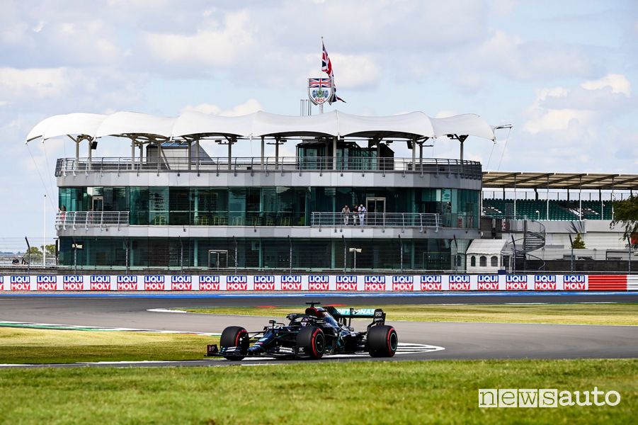 Qualifiche F1 Gp Gran Bretagna 2020 Lewis Hamilton Mercedes-AMG