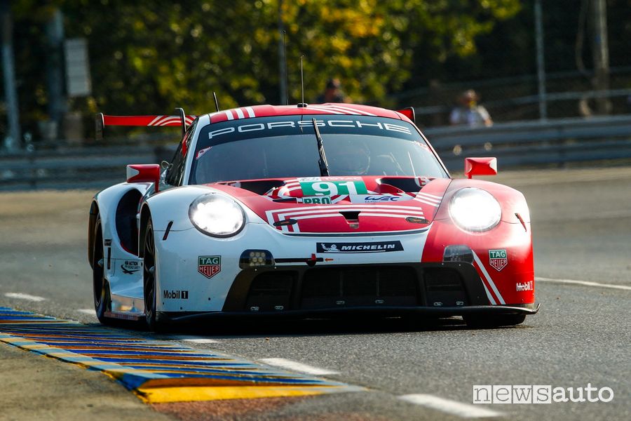 Porsche 911 RSR Gianmaria Bruni  categoria LMGTE PRO QUALIFICHE 24 ORE DI LE MANS 2020