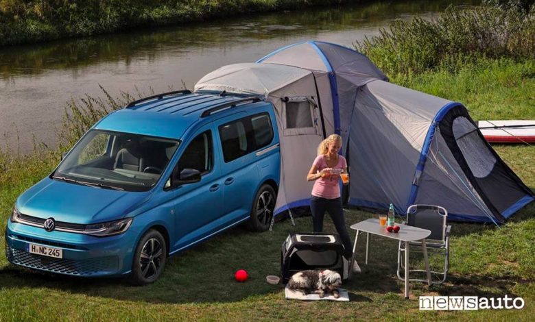 Caddy California campeggio tenda