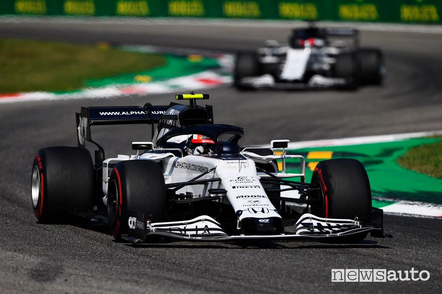 F1 Gp Italia a Monza 2020, vittoria AlphaTauri con Gasly (motore Honda)