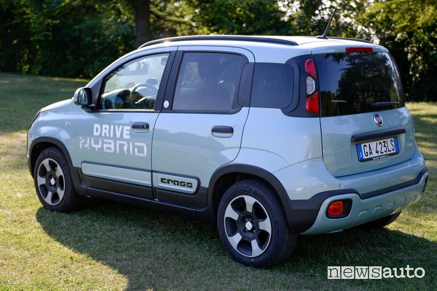 Fiat Panda Hybrid trasformata a metano
