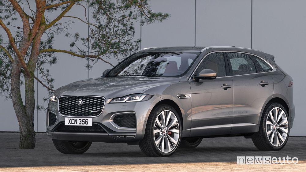 Vista i profilo Jaguar F-Pace 2021