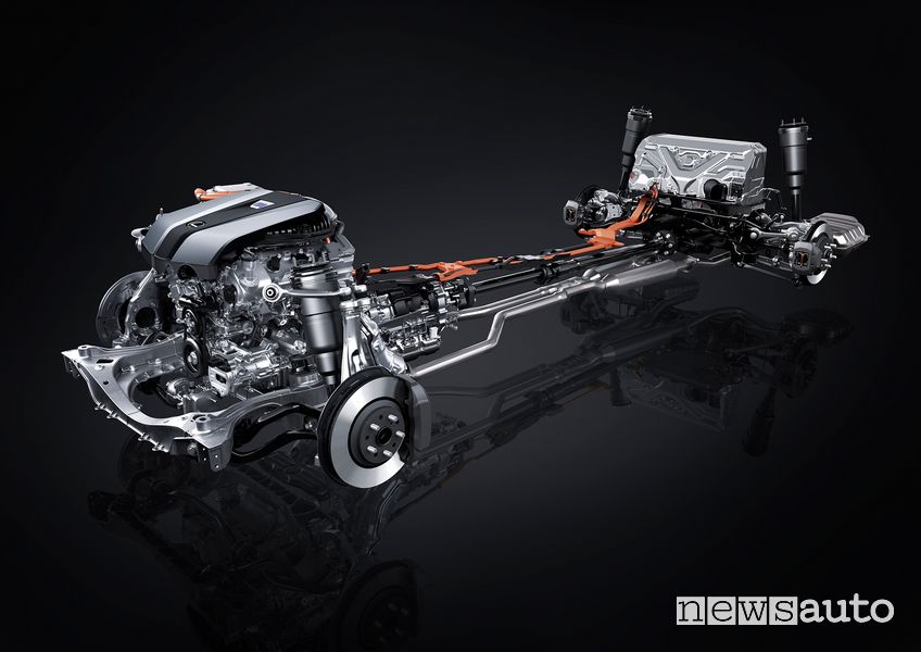 Trazione ibrida Lexus LS 500h
