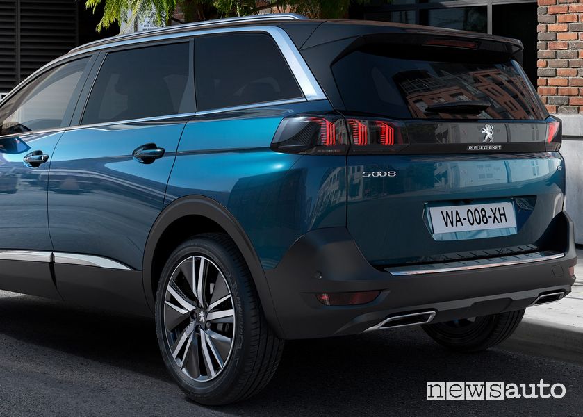 Paraurti posteriore nuovo Peugeot 5008