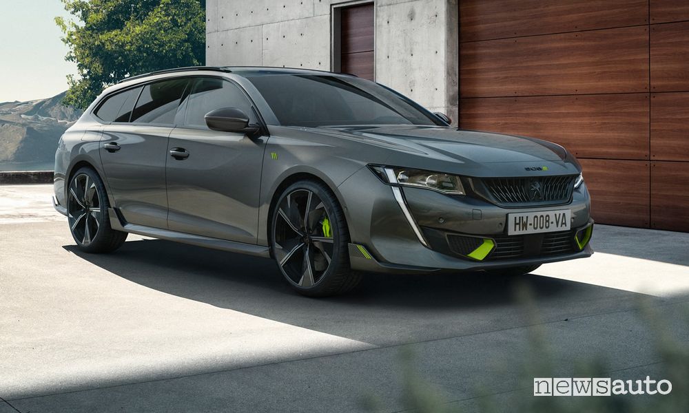 Vista di profilo Peugeot 508 Sport Engineered SW