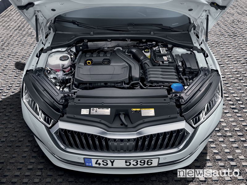 Vano motore Skoda Octavia G-TEC metano