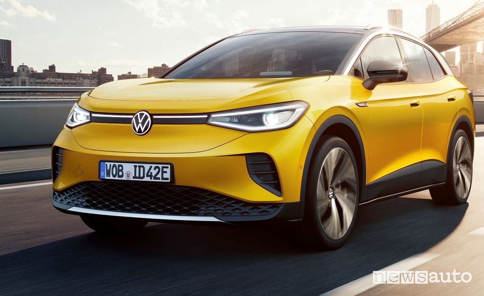 Vista anteriore Volkswagen ID.4 1ST Max