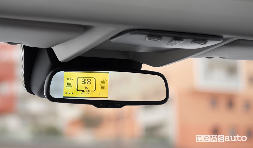 Specchietto retrovisore abitacolo Citroën ë-Jumper elettrico