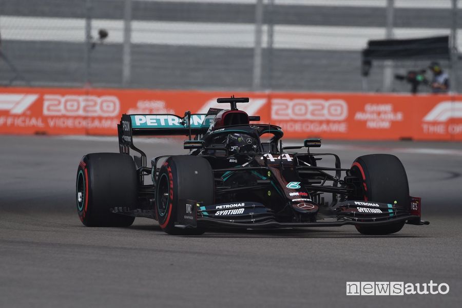 Qualifiche F1 Gp Russia 2020 lewis hamilton mercedes