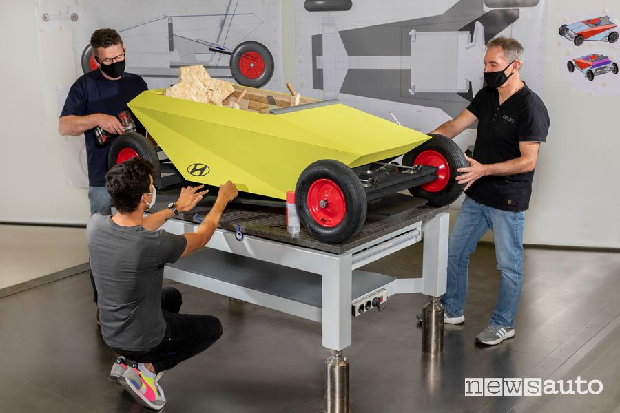 Hyundai Soapbox, divertente auto fai da te