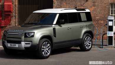 Land Rover Defender 110, ibrido plug-in PHEV, caratteristiche