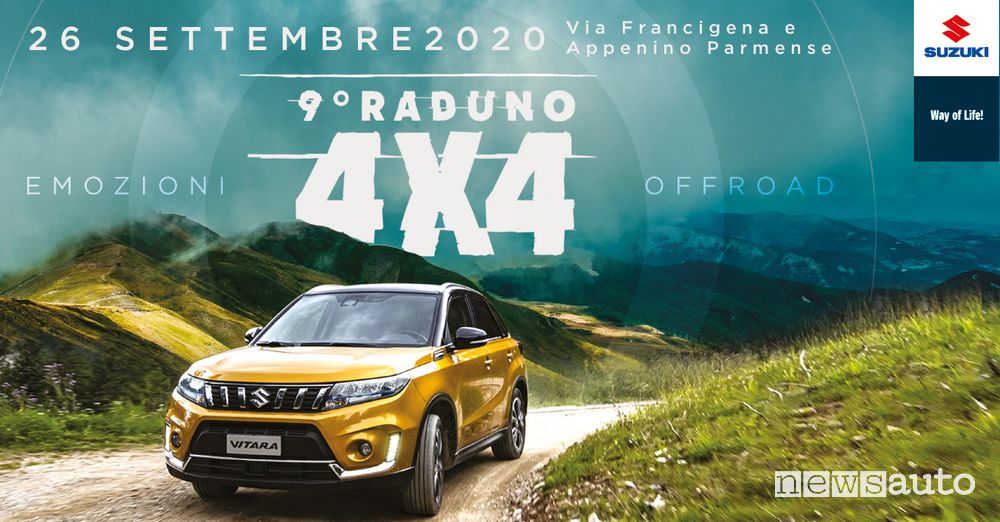 Locandina Raduno Suzuki 4x4 2020
