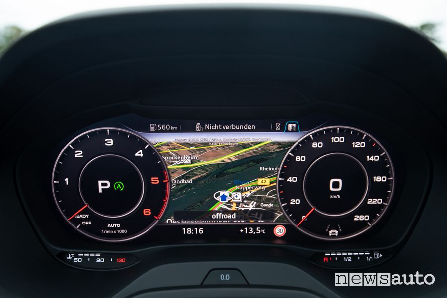 Cruscotto digitale abitacolo Audi Q2