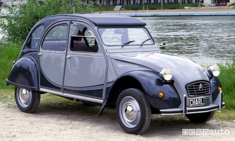 Citroën 2 CV Charleston bicolore Grigio Nocturne