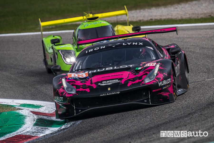 ELMS 4 Ore di Monza 2020 Ferrari 488 GTE Iron Linx Terza di categoria (team tutto femminile)