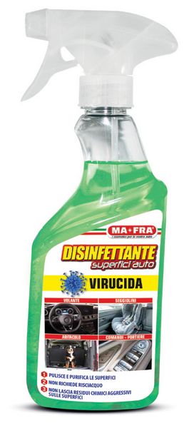 Disinfettante auto contro il Covid-19