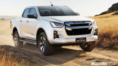 Vista anteriore Isuzu D-Max N60 sullo sterrato