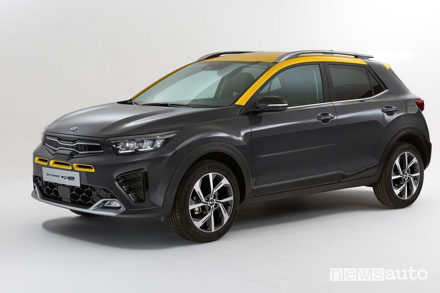 Vista di profilo Kia Stonic GT Line