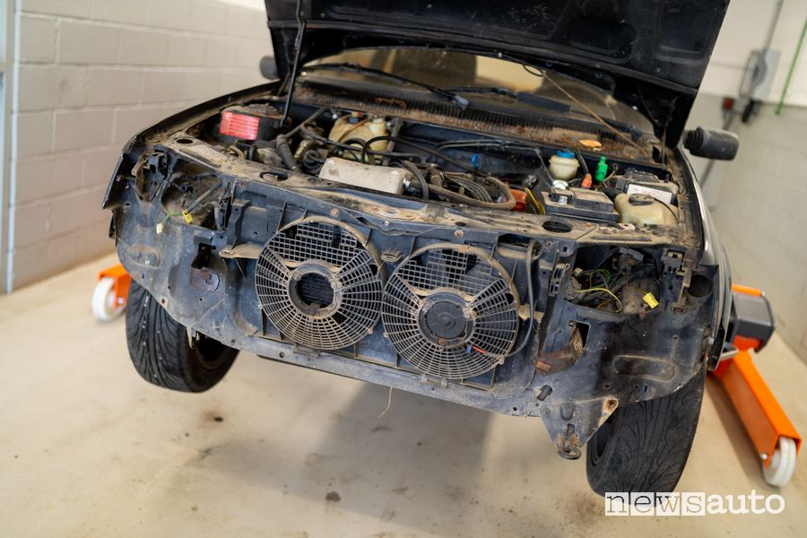 Ventole radiatori restauro Peugeot 205 GTI