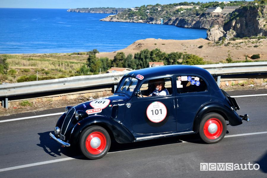 Passanante/Di Mauro su Fiat 508C del 1937 alla Targa Florio Classica 2020