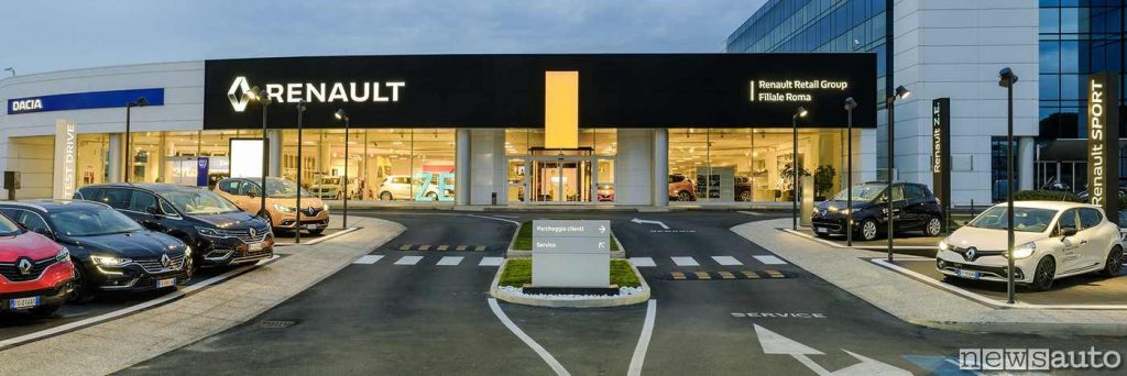 La concessionaria Renault RRG Roma