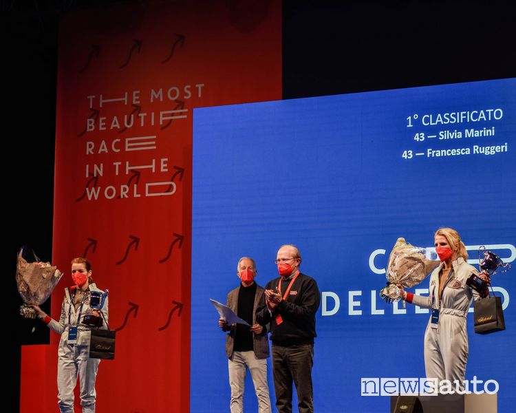 Silvia Marini e Francesca Ruggeri hanno vinto la “Coppa delle Dame”, al volante della Bugatti T40 del 1929