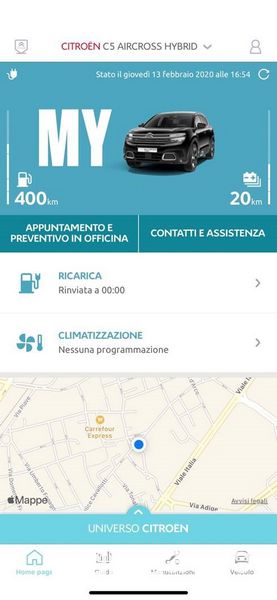 App MyCitroën, assistenza tecnica in officina