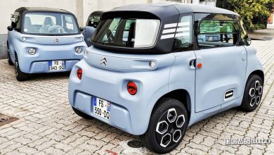 prova su strada Citroen Ami