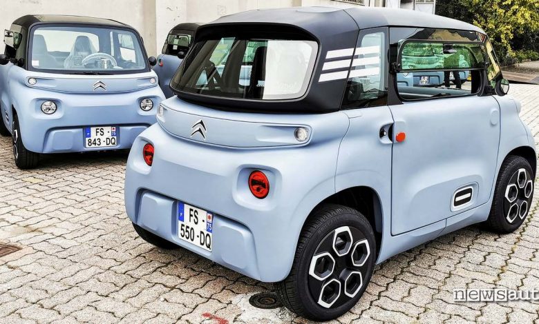 prova su strada Citroen Ami