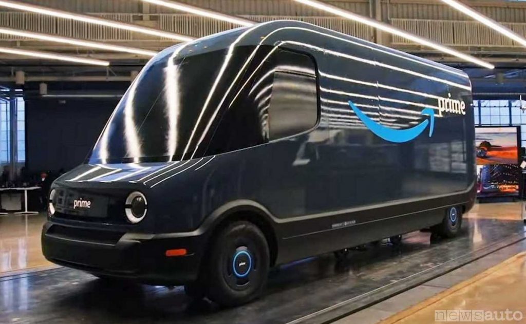 Il furgone elettrico che costruisce Amazon per il trasporto degli ordini e la consegna ai clienti, Amazon Delivery Van