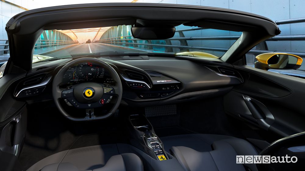 Plancia strumenti abitacolo Ferrari SF90 Spider