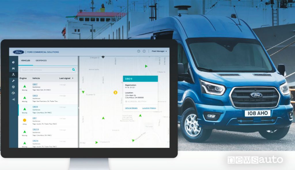Ford Telematics e Ford Telematics Drive per la gestione di furgoni e veicoli commerciali
