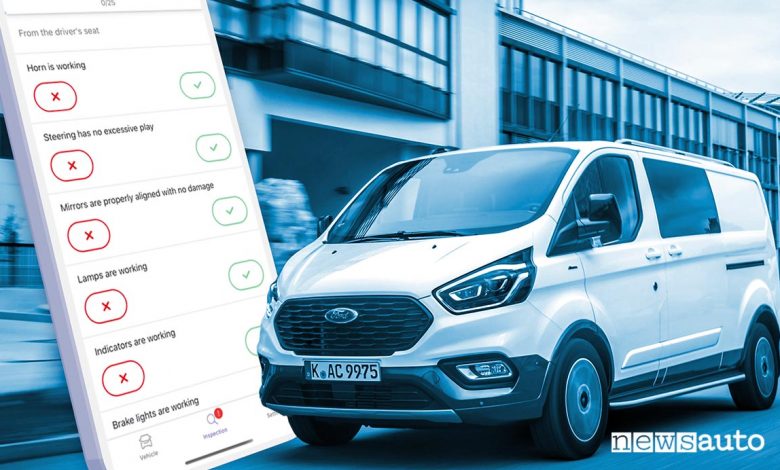 Ford Telematics gestione flotte furgoni