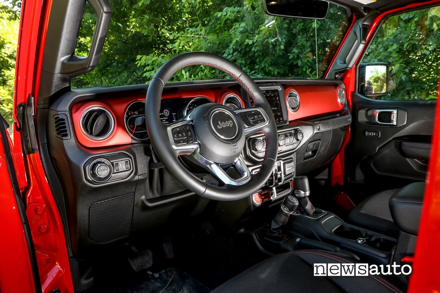 volante abitacolo jeep rubicon gladiator