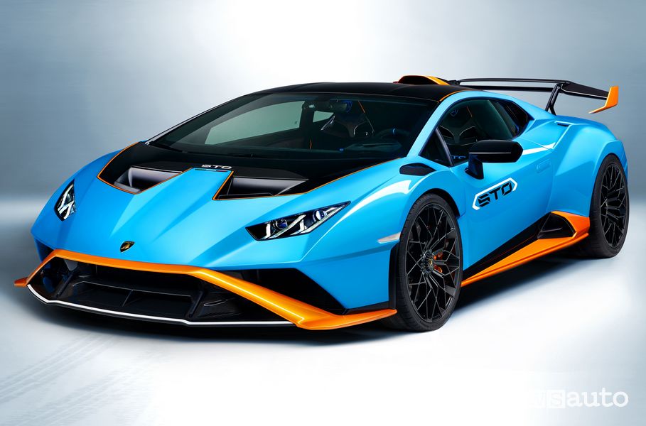 Vista di profilo Lamborghini Huracán STO