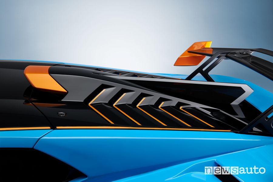 Prese d'aria motore Lamborghini Huracán STO
