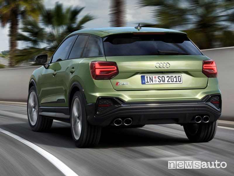 Vista posteriore Audi SQ2