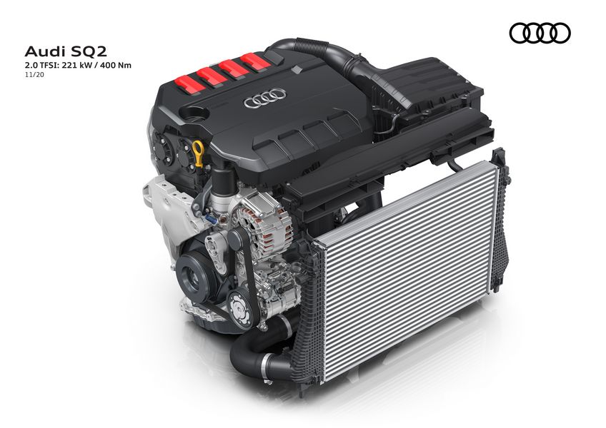 Motore 2.0 TFSI da 300 CV Audi SQ2