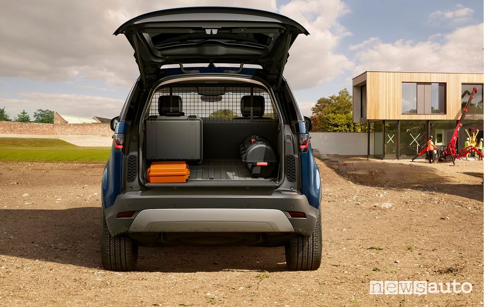 Bagagliaio Land Rover Discovery versione commerciale