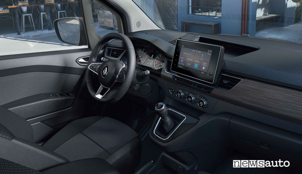 Nuovo Renault Kangoo Van 2021 plancia abitacolo