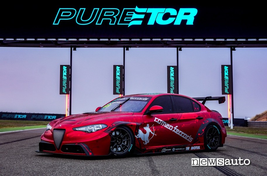 Un'Alfa Romeo Giulia prenderà al campionato ETCR riservato alle auto elettriche