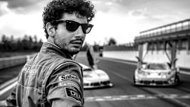 Davide Cironi in pista
