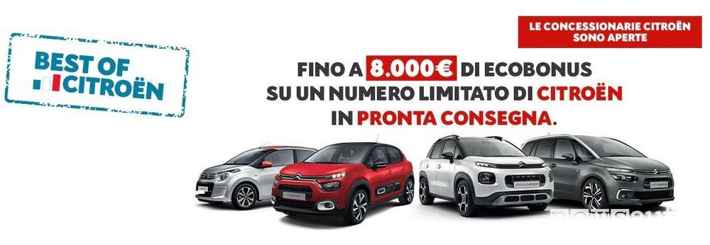 Locandina iniziativa Best of Citroën